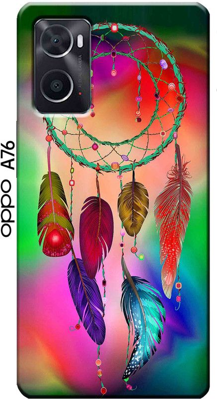Rockerspot Back Cover for Oppo A76/A96 2818  (Multicolor, Flexible, Silicon, Pack of: 1)