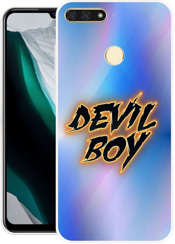 SHIVKUDI Back Cover for Honor 7A  (Multicolor, Grip Case, Silicon, Pack of: 1)