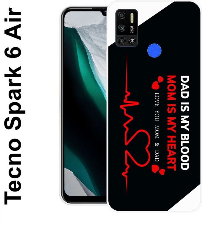 REALKING Back Cover for Tecno Spark 6Air  (Multicolor, Silicon)