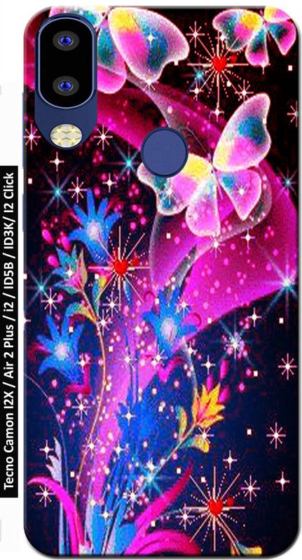 BIVAX Back Cover for TECNO CAMON I2X/TECNO CAMON I2/ TECNO ID5B/TECNO ID3K/TECNOICLICK 340  (Multicolor, Grip Case, Silicon, Pack of: 1)
