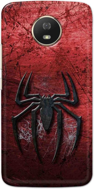 NDCOM Back Cover for Motorola Moto G5s Red Spider Printed  (Multicolor, Hard Case, Pack of: 1)