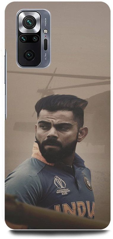 FRONK Back Cover for REDMI Note 10 Pro Max, VIRAT, KOHLI, INDIAN, PLAYER, CRICKETER, RCB  (Beige, Hard Case, Pack of: 1)