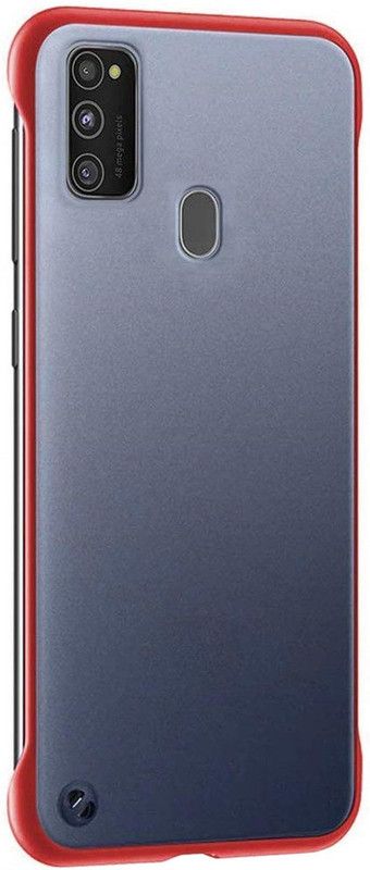 COVERBLACK Back Cover for Slim Case Samsung Galaxy M21 - SM-M215F  (Red, Shock Proof, Pack of: 1)