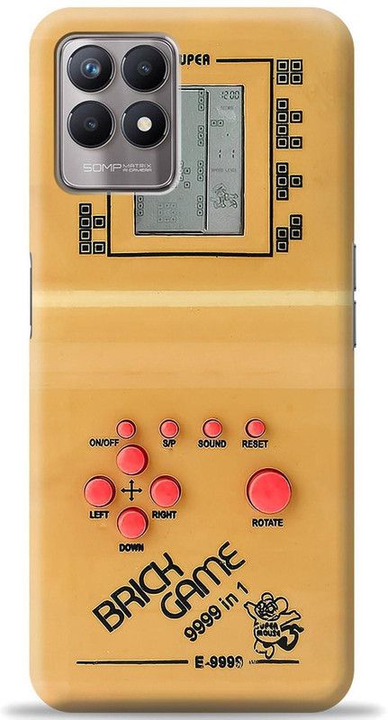 Swagr Back Cover for Realme 8i  (Orange, Shock Proof, Pack of: 1)