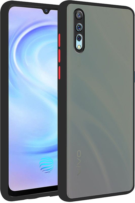 ss creation Back Cover for Vivo Z1x  (Black, Pack of: 1)