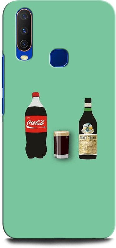 GRAFIQE Back Cover for Vivo Y12 1904/PD1901EF_EX COCA COLA, FERNET BRANCA, DRINK  (Multicolor, Shock Proof)