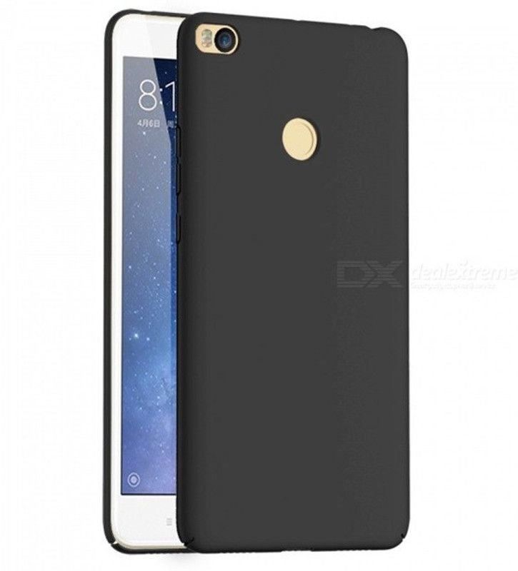 RF Mobiles Back Cover for Mi Max 2  (Black, Shock Proof)