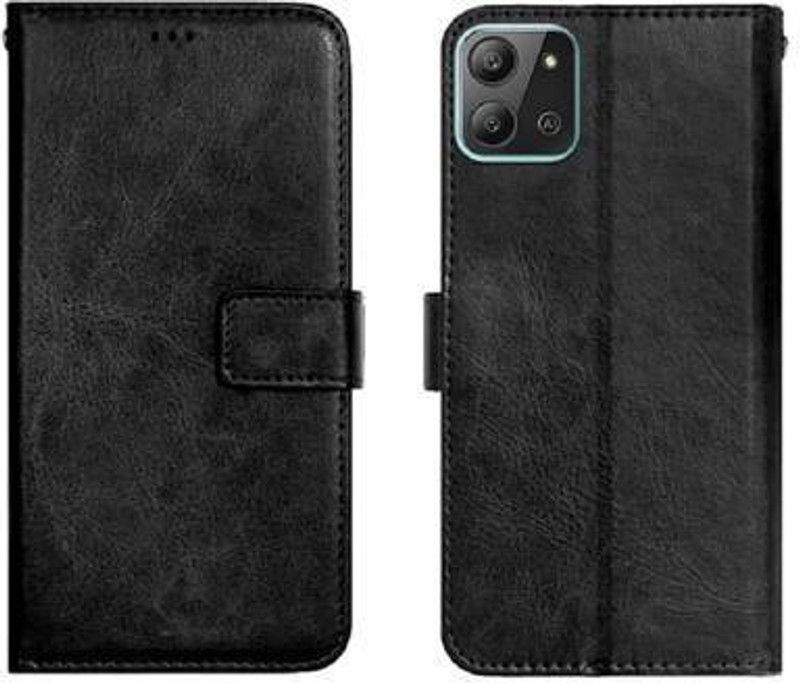 SCAMPY Flip Cover for Infinix Hot 11 2022  (Black, Shock Proof, Pack of: 1)