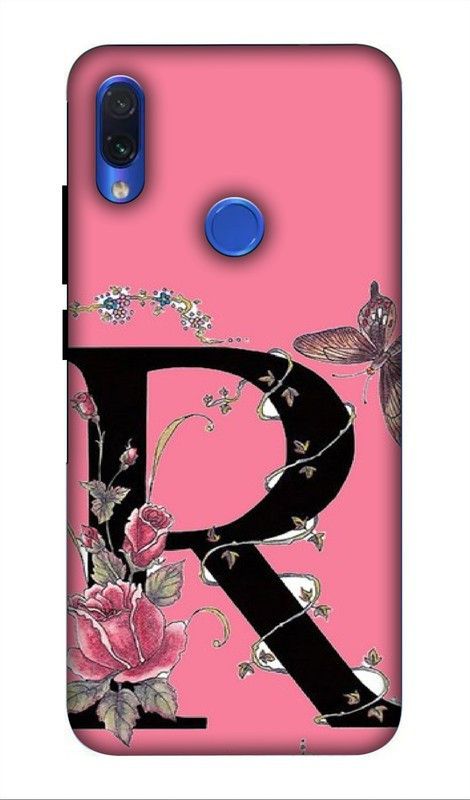 LUCKY MOBI.COM Back Cover for Mi REDMI NOTE 7S ( r name, letter name) PRINTED BACK COVER  (Multicolor, Waterproof, Pack of: 1)