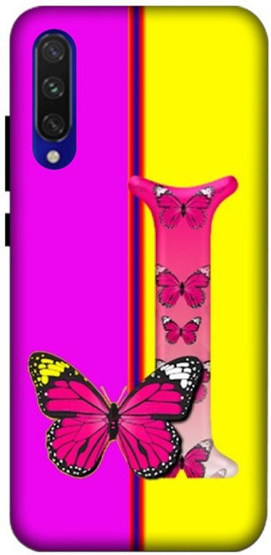 LUCKY MOBI.COM Back Cover for Mi A3 ( j name, letter name ) PRINTED BACK COVER  (Multicolor, Waterproof, Pack of: 1)