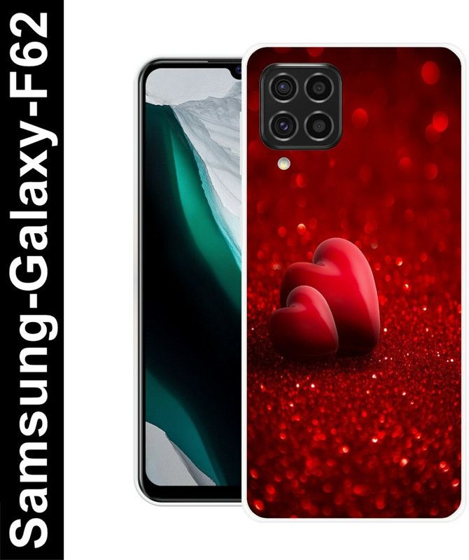 RJ14 (Online) Back Cover for Samsung Galaxy F62  (Multicolor, Grip Case, Silicon)