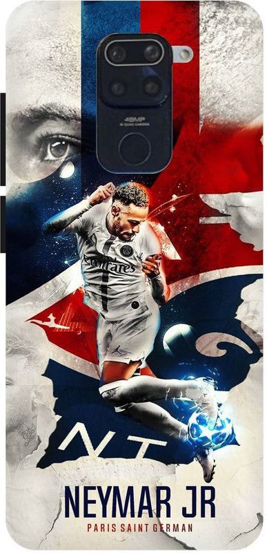 PICHKU Back Cover for REDMI NOTE 9-M2003J15SC-NEYMAR,JR,BARCELONA,FOOTBALL,JUNIOR,PSG,FRANCE,STYLISH,JERSEY, SPORTS,10  (Multicolor, Hard Case, Pack of: 1)