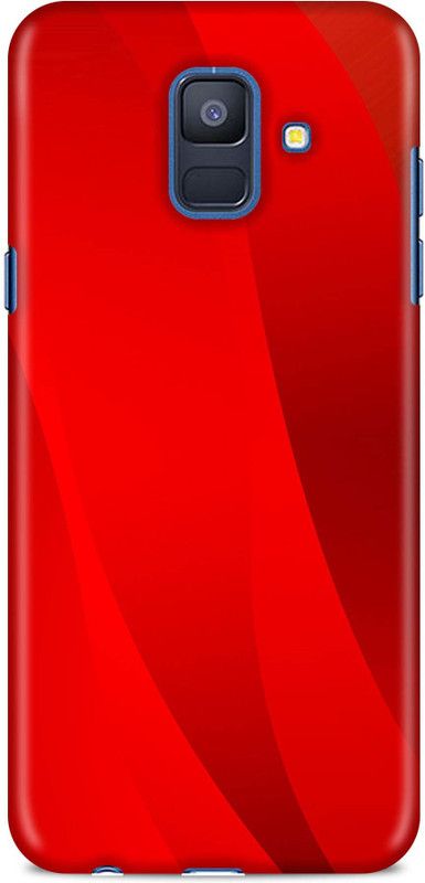 Sankee Back Cover for Samsung Galaxy A6 (2018)  (Red, Hard Case)