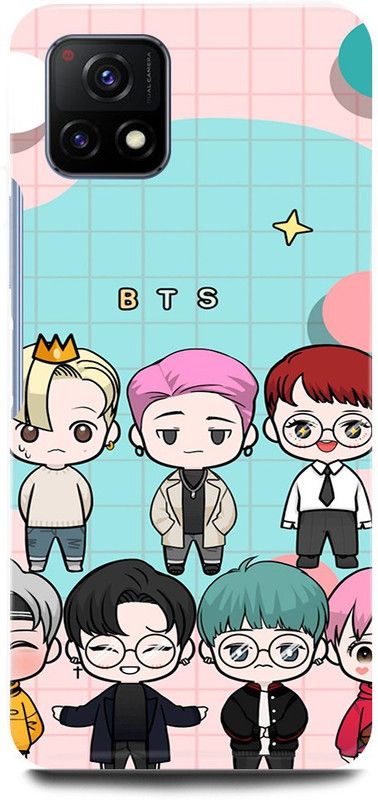play fast Back Cover for Vivo Y72 5G, V2060 BTS, ARMY, LOVE, MUSIC, KOREAN, SINGERS  (Multicolor, Hard Case)