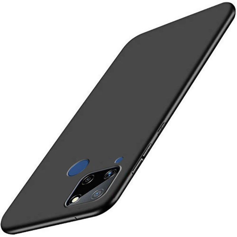 Bodoma Back Cover for Realme 50A, Realme C25, Realme Narzo 30A,Realme Narzo 20/Realme C12  (Black, Silicon, Pack of: 1)