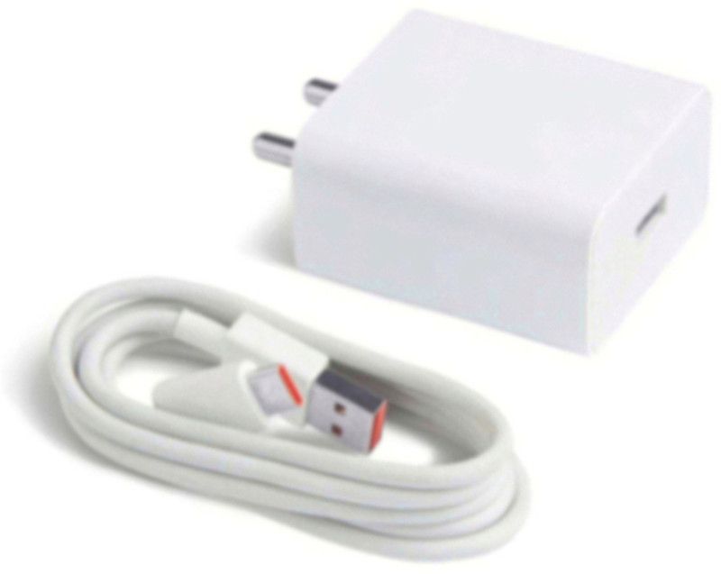Shopdeal 18 W Adaptive Charging 2.4 A Mobile Type-C Charger For Samsung Galaxy A50s QC 3.0, Rapid, MI, VOOC, AFC Charger with Detachable Cable  (White, Cable Included)