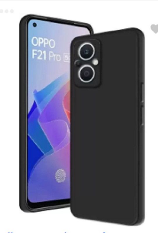 SRAVZ CASE Back Replacement Cover for OPPO F21 Pro(5G), OPPO F21 PRO(5G)  (Black, Flexible, Pack of: 1)