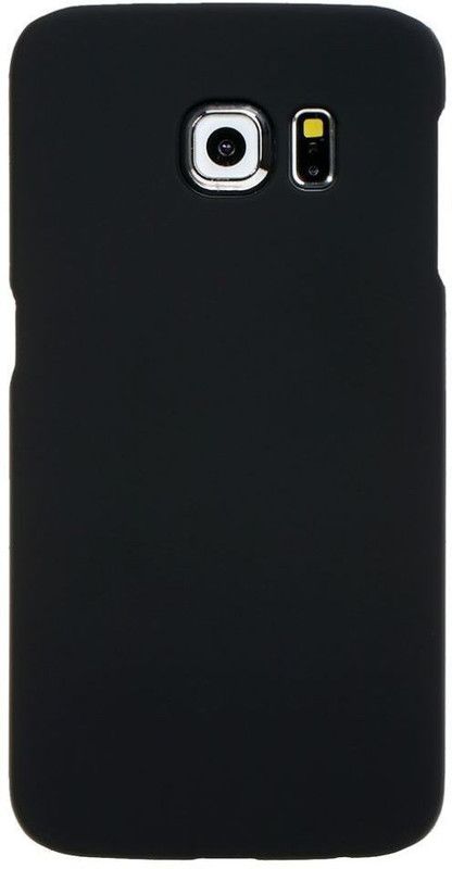 NIKICOVER Back Cover for Samsung Galaxy S6 Edge  (Black, Dual Protection)
