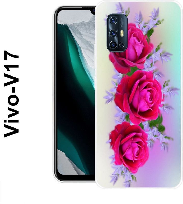 REALKING Back Cover for Vivo V17  (Multicolor, Grip Case, Silicon)