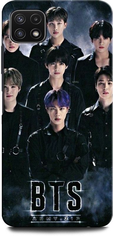 GRAFIQE Back Cover for SAMSUNG Galaxy A22 5G BTS, V, JUNGBOOK, JIMIN, JIN, SUGA, RM, J-HOPE  (Multicolor, Shock Proof, Pack of: 1)