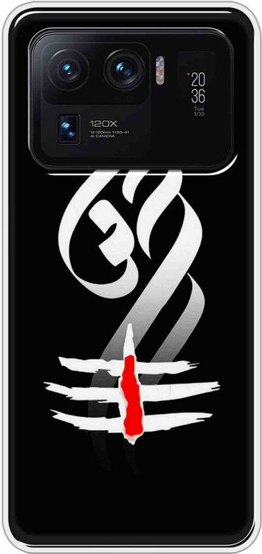 IKC STORE Back Cover for Mi 11 ULTRA  (Black, White, Silicon)