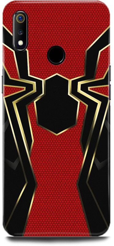 MP ARIES MOBILE COVER Back Cover for Realme 3 Pro,RMX1851, Spiderman Logo The Amazing Spiderman Marval Superhero trap spider  (Multicolor, Hard Case)