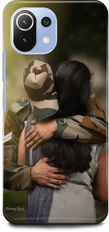 JUGGA Back Cover for Mi 11 Lite, INDIAN, ARMY, SOLDIER, MILITRY, FOJI  (Khaki, Hard Case, Pack of: 1)