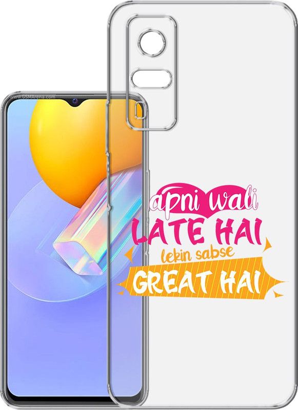 HANIRY Back Cover for Vivo Y51 2020 / V2030 back cover / FUNNY TEXT / Designer / PNG_71  (Multicolor, Flexible, Silicon, Pack of: 1)