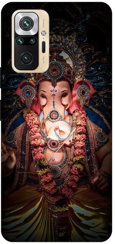 GRAFIQE Back Cover for REDMI Note 10 Pro M2101K6P GANESH JI, GANPATI, LORD GANESHA, GOD  (Multicolor, Shock Proof, Pack of: 1)