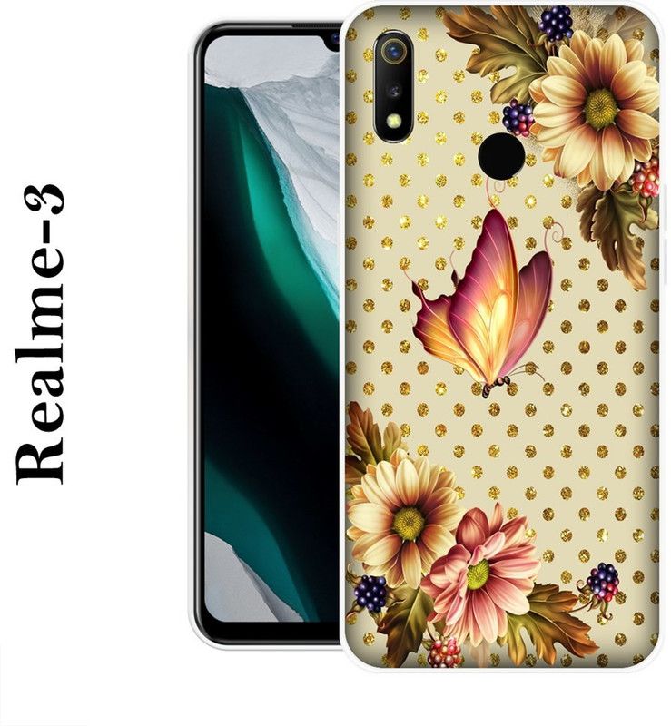 REDFLY Back Cover for Realme 3  (Multicolor, Grip Case, Silicon)