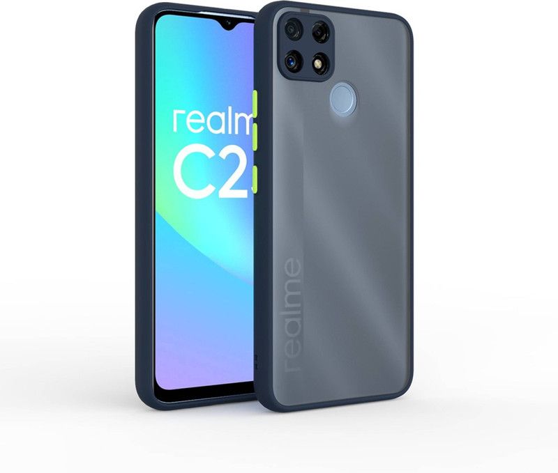 AOnes Back Cover for Realme Narzo 20  (Blue, Cases with Holder, Pack of: 1)