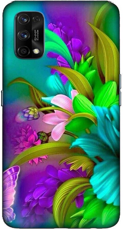 CROKIAN Back Cover for Realme 7 Pro Flowerbutterfly Back Cover  (Multicolor, Hard Case, Pack of: 1)