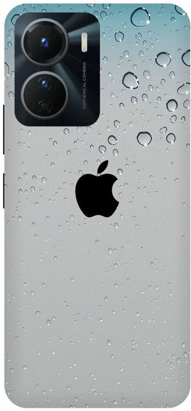 COVERJET Back Cover for VIVO Y16-APPLE- LOGO- SIGN- EMBLEM  (Silver, Hard Case, Pack of: 1)