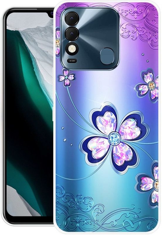 SIMAWAT Back Cover for Tecno Spark 8  (Multicolor, Grip Case, Silicon)