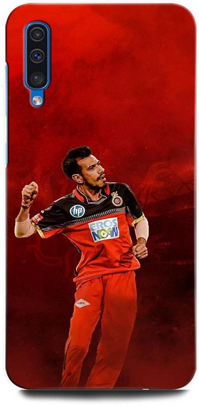 ORBIQE Back Cover for SAMSUNG Galaxy A50s CHAHAL, CRICKET, INDIAN CRICKET, ROYAL CHALLENGERS BENGLORE  (Multicolor, Hard Case, Pack of: 1)