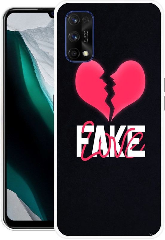 SHIVKUDI Back Cover for Realme 7 Pro  (Multicolor, Grip Case, Silicon)