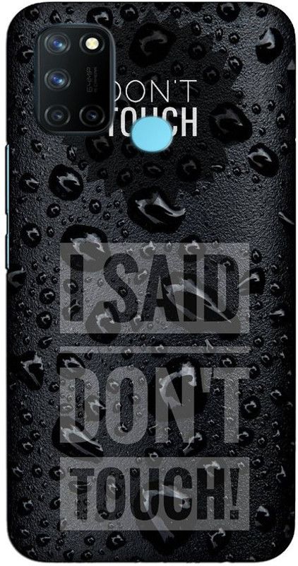 CROKIAN Back Cover for Realme 7i don’t touch Back Cover  (Multicolor, Hard Case, Pack of: 1)