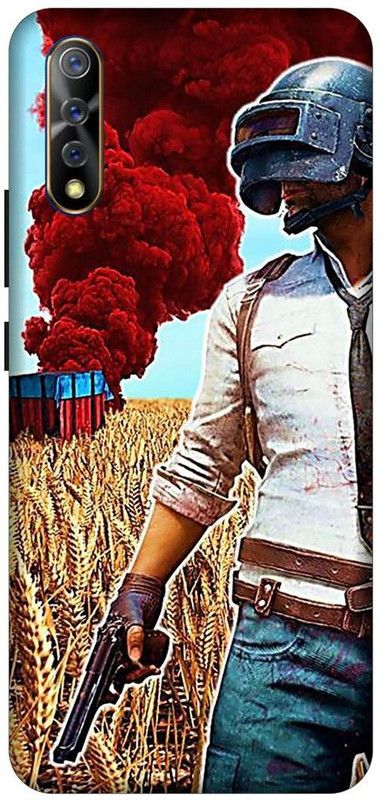 KARJUN Back Cover for Vivo S1, Vivo 1907 PUBG Printed  (Multicolor, Shock Proof, Pack of: 1)