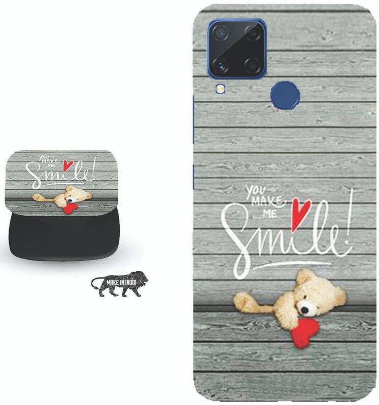 My Swag Back Cover for Realme C15  (Multicolor, Cases with Holder, Pack of: 1)