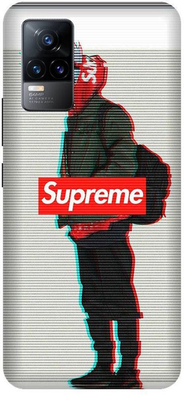 URCHIN Back Cover for Vivo V21 5G Supreme, Supreme logo, Cool, Trand, Hub  (Multicolor, Shock Proof, Pack of: 1)