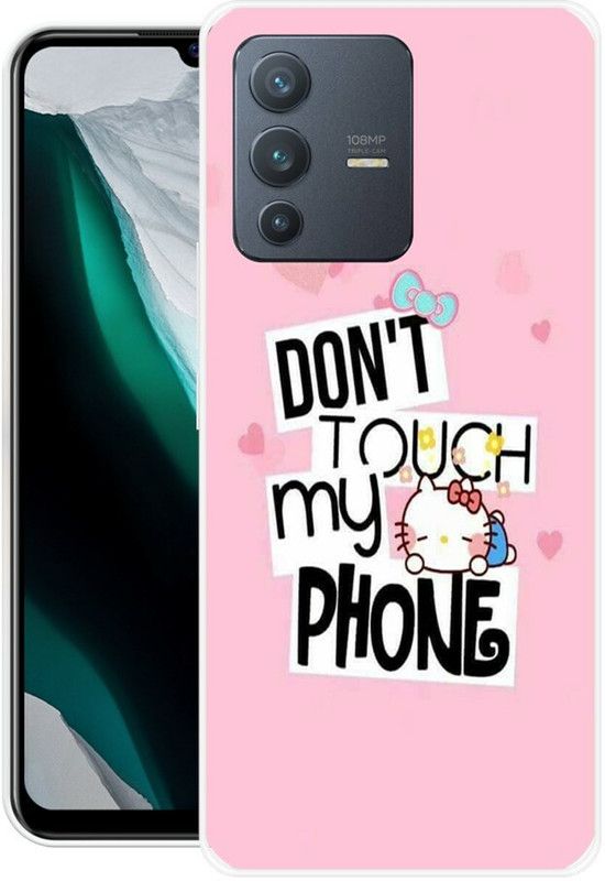 SIMAWAT Back Cover for Vivo V23 Pro 5G  (Multicolor, Grip Case, Silicon, Pack of: 1)