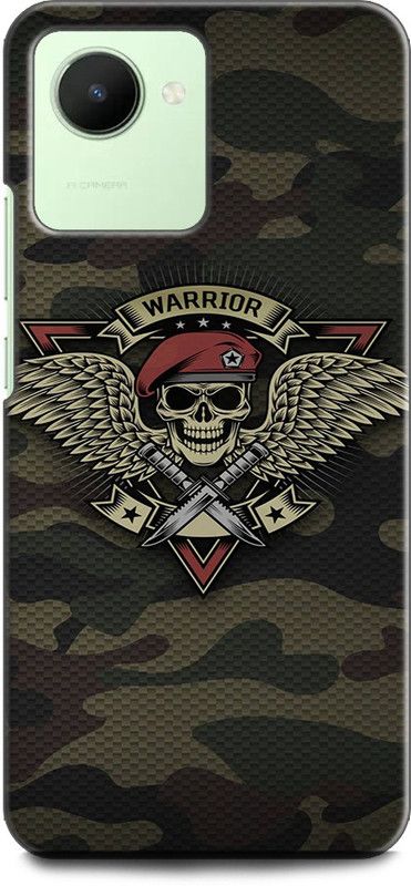 WallCraft Back Cover for Realme C30s, RMX3690 ARMY, WARRIOR TEXTURE, UNIFORM, MILITARY, COMO  (Multicolor, Dual Protection, Pack of: 1)