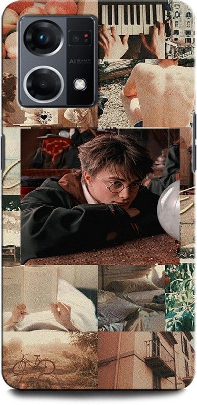ORBIQE Back Cover for OPPO Reno7 4G HARRY POTTER, HOGWARTS, HARRY POTTER LOGO, DANIEL RADCLIFFE  (Multicolor, Hard Case, Pack of: 1)