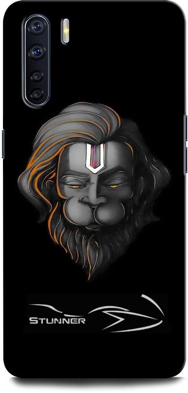 INTELLIZE Back Cover for OPPO F15 HANUMAN JI , LORD HANUMAN, GOD, BAJRANGBALI  (Multicolor, Hard Case, Pack of: 1)