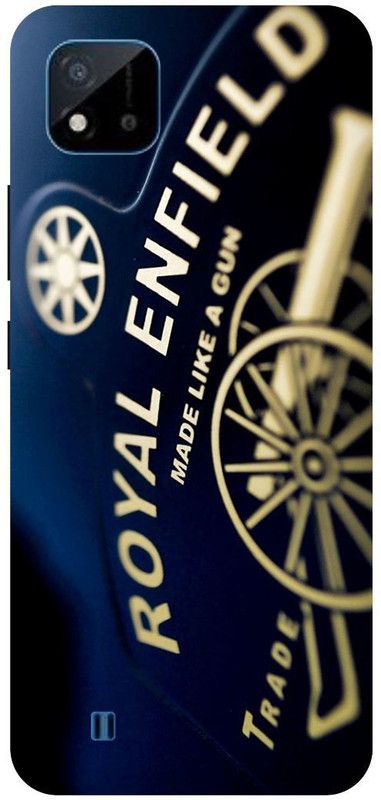 Zaplab Back Cover for Realme C20, RMX3063 / RMX3061 Classic Royal enfield,Bullet Bike Logo Printed Back Cover  (Multicolor, Hard Case, Pack of: 1)