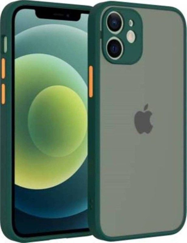 CHATURVEDH Back Cover for Iphone 12 Mini  (Green, Dual Protection, Pack of: 1)