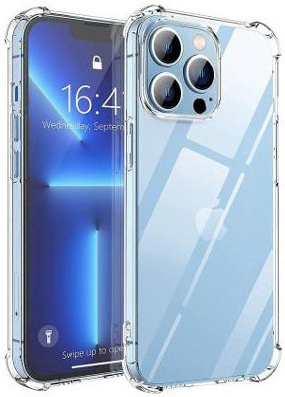 SMARTCASE Back Cover for Apple iPhone 13 Pro Max, iPhone 13 Pro Max  (Transparent, Grip Case, Silicon, Pack of: 1)