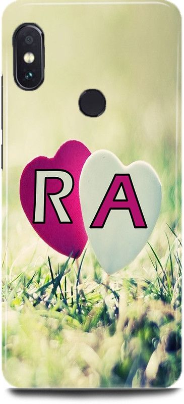 MP ARIES MOBILE COVER Back Cover for Mi A2/MZB6439IN,R Loves A Name,R Name, A Letter, Alphabet,R Love A NAME  (Multicolor, Hard Case, Pack of: 1)