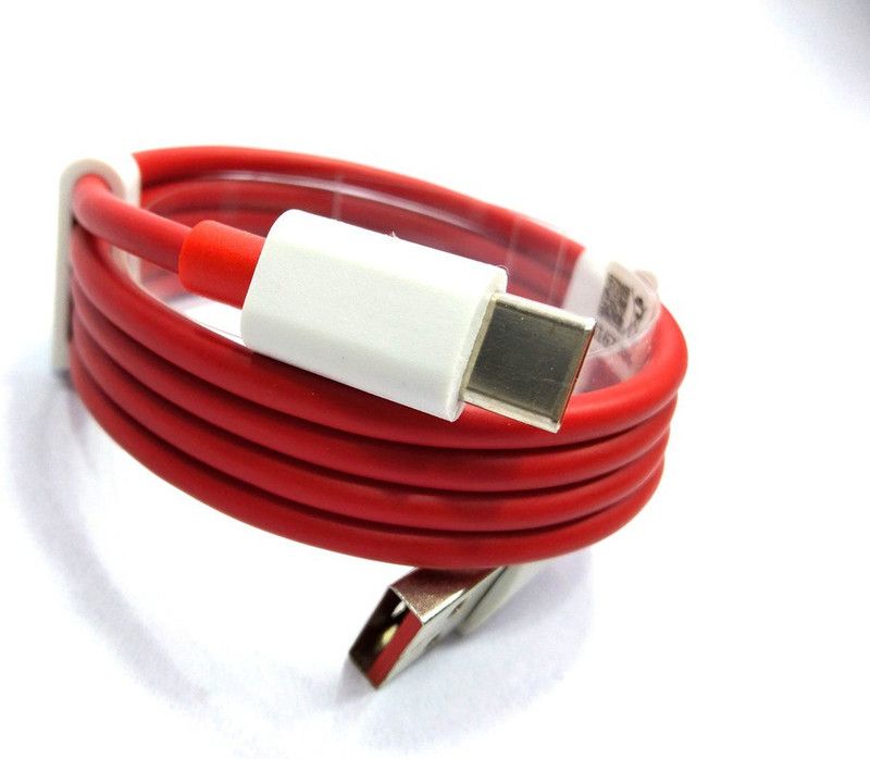 Humpa USB Type C Cable 6.5 A 1.00290999999995 m Copper Braiding data cable fast charging oppo  (Compatible with Realme 5 Pro| Realme 7 Pro| Realme X2 Pro| Realme 6| Realme 7| Realme 8, Red, One Cable)