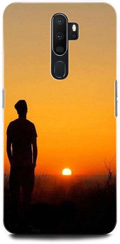 ORBIQE Back Cover for OPPO A5 2020 CPH1933 ALONE BOY, NATURE, SUN, PHOTOSHOT, MORNING VIBES  (Multicolor, Hard Case, Pack of: 1)